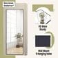 HOMLUX 18" x 58" Rectangular Full Length Floor Mirror in Black, , large