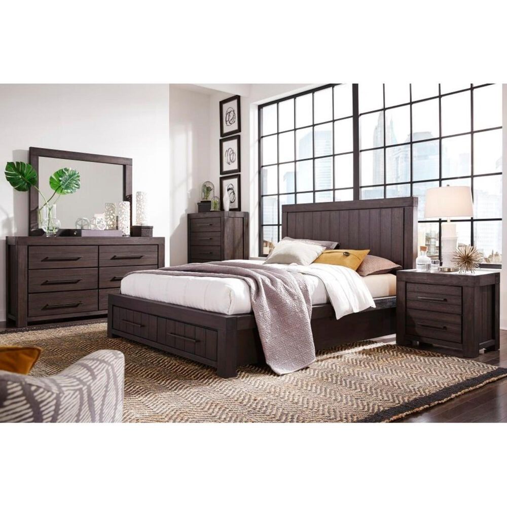Urban Home Heath 4 Piece King Bedroom Set in Basalt Gray, , large