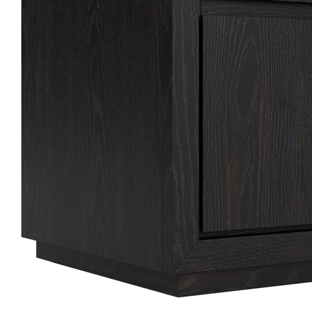 Riverside Furniture Westwood 2-Piece Corner Desk and File Cabinet Set in Ebony Whiskey Oak, , large