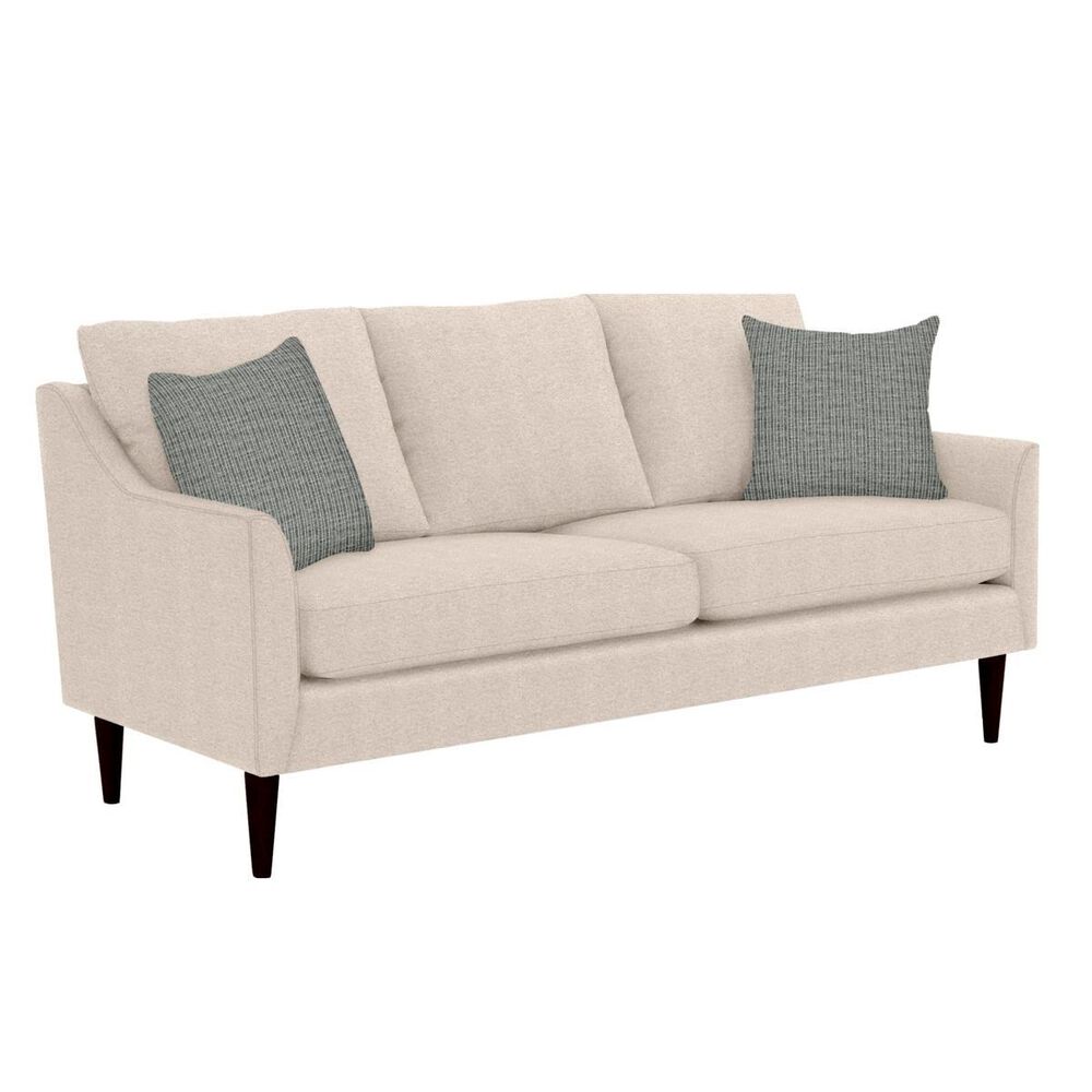 Best Home Furnishings Smitten Stationary Sofa in Linen and Espresso, , large