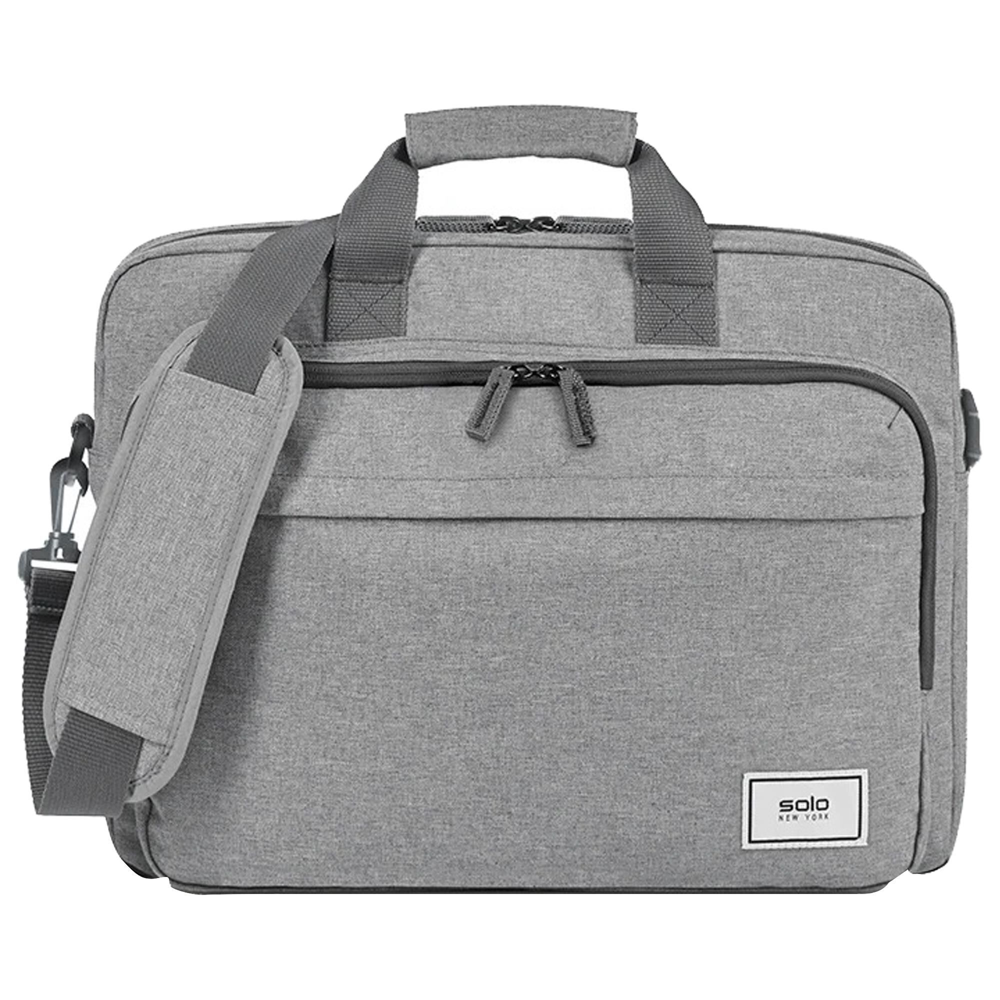Solo New Briefcase for 11 15.6 Laptop in Gray Nebraska Furniture Mart