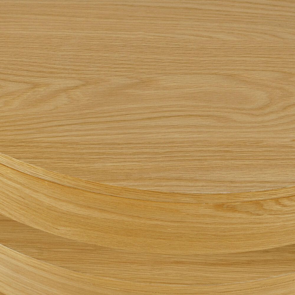 Waltham Brix Round Cocktail Table in Oak, , large