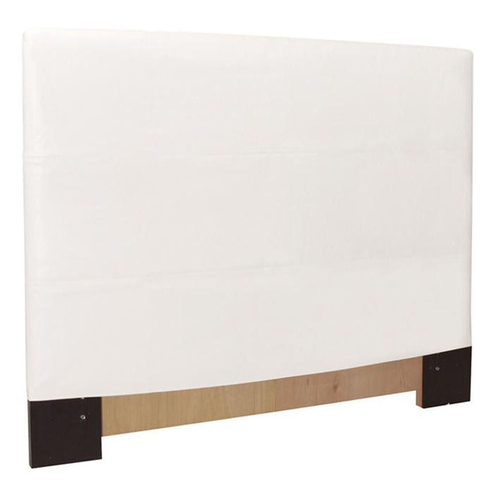 Howard Elliott King Slipcovered Headboard in Avanti White, , large