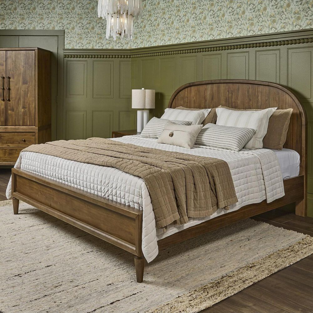 Urban Home Langley California King Platform Panel Bed in Autumn Forest, , large
