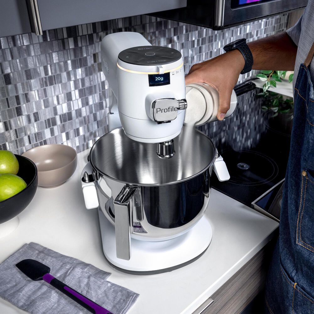 GE Profile Smart Mixer with Auto Sense in Stone White, , large
