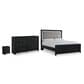 Ashley Maeling Queen LED Panel Bed with Dresser and Nightstand in Matte Black, , large