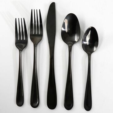 Gibson Home Stravida 20-Piece Flatware Set in Black, , large