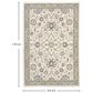 Oriental Weavers Andorra Stone 5"3" x 7"3" Area Rug, , large