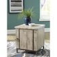 Ashley Laddford Accent Cabinet in Antique Brown and Whitewash, , large