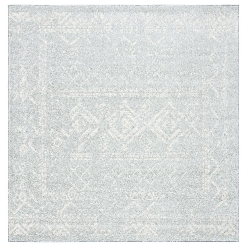 Safavieh Tulum TUL268F 6"7" Square Grey and Ivory Area Rug, , large