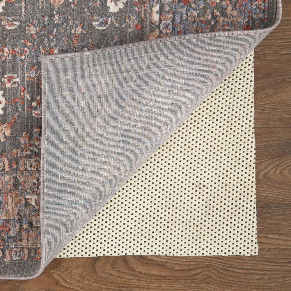 Feizy Thackery 7&#39;10&quot; x 9&#39;10&quot; Charcoal and Red Area Rug, , large