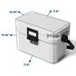YETI Roadie 8 Hard Cooler in Rescue Red, , large