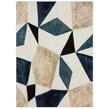 Stacy Garcia Home Fletcher 9"6" x 12"11" Indigo Area Rug, , large