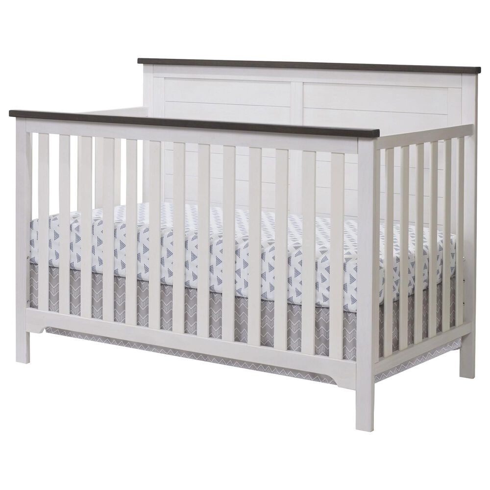 Sorelle Farmhouse 3-Piece Nursery Set in Chocolate and White, , large