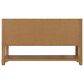 James Martin Malibu 60" Single Bathroom Vanity in Amber Birch with 3 cm Carrara White Marble Top and Rectangular Sink, , large