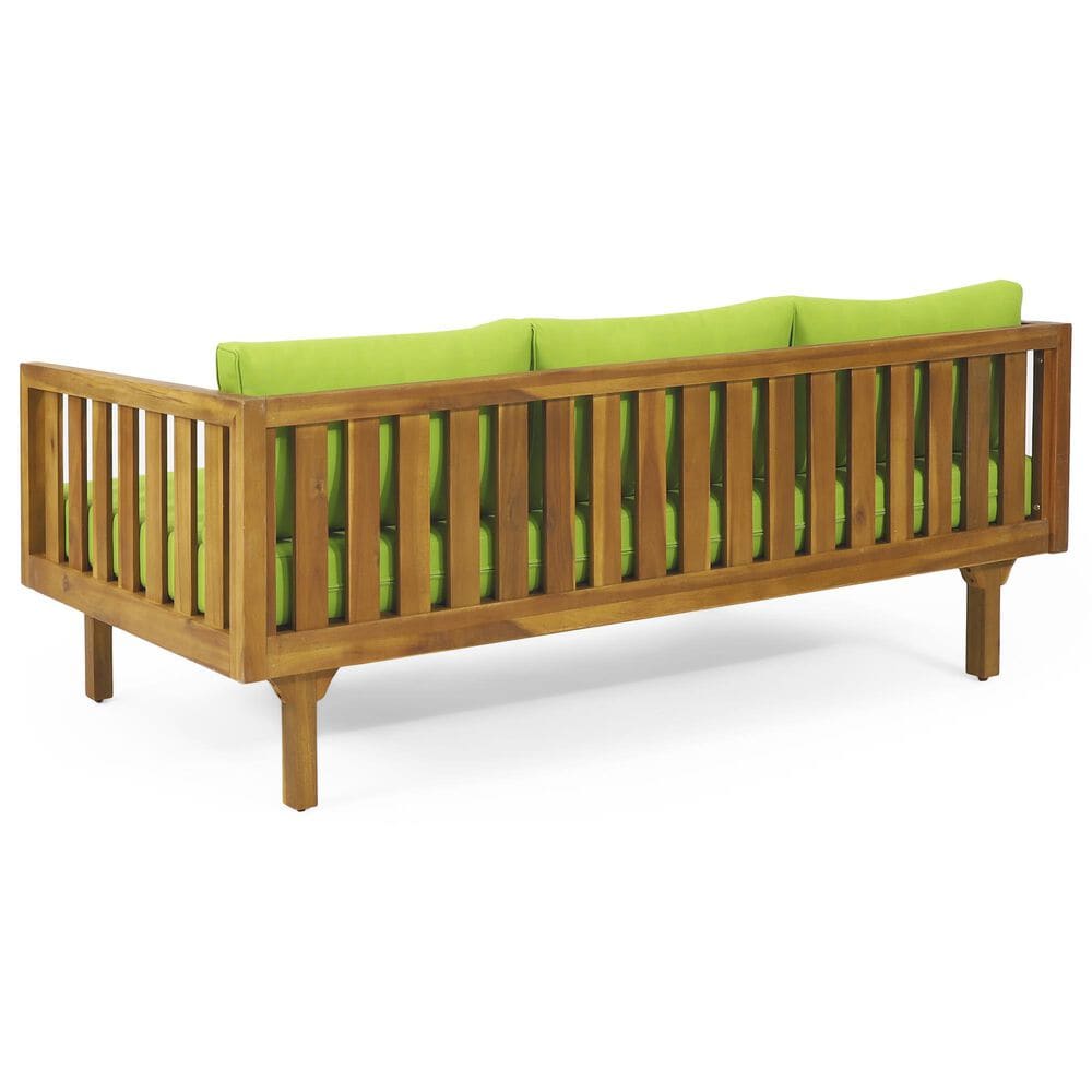 Hearth and Haven Claremont Outdoor Sofa Daybed in Green, , large