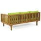 Hearth and Haven Claremont Outdoor Sofa Daybed in Green, , large