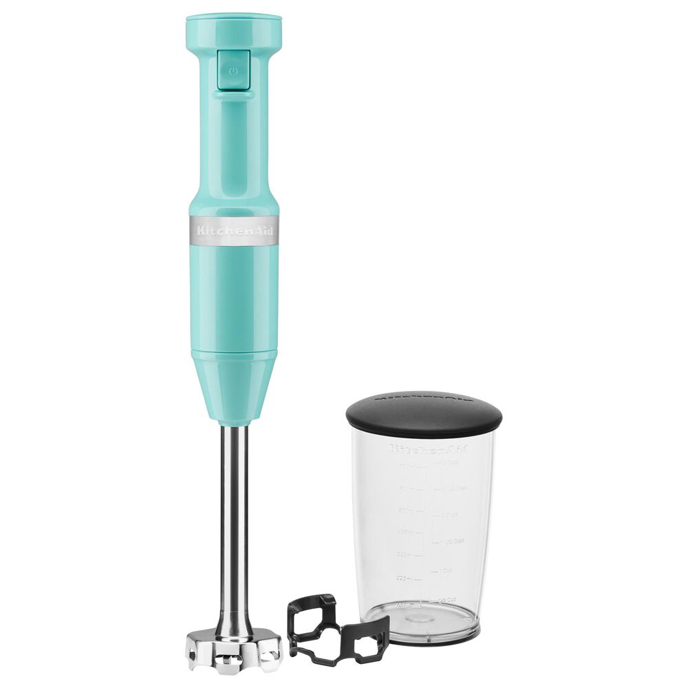 KitchenAid Corded Variable Speed Hand Blender in Aqua Sky, , large