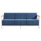 Sunwell Garden 6-Piece Patio Conversation Set in Blue, , large