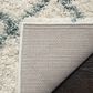 Safavieh Dallas Shag SGD258J-5 5"1" x 7"6" Ivory/Seafoam Area Rug, , large