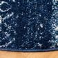 Safavieh Tulum 6"7" Round Blue and Ivory Area Rug, , large