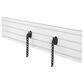Gladiator Foldaway Hanger Hook in Hammered Granite - Set of 2, , large