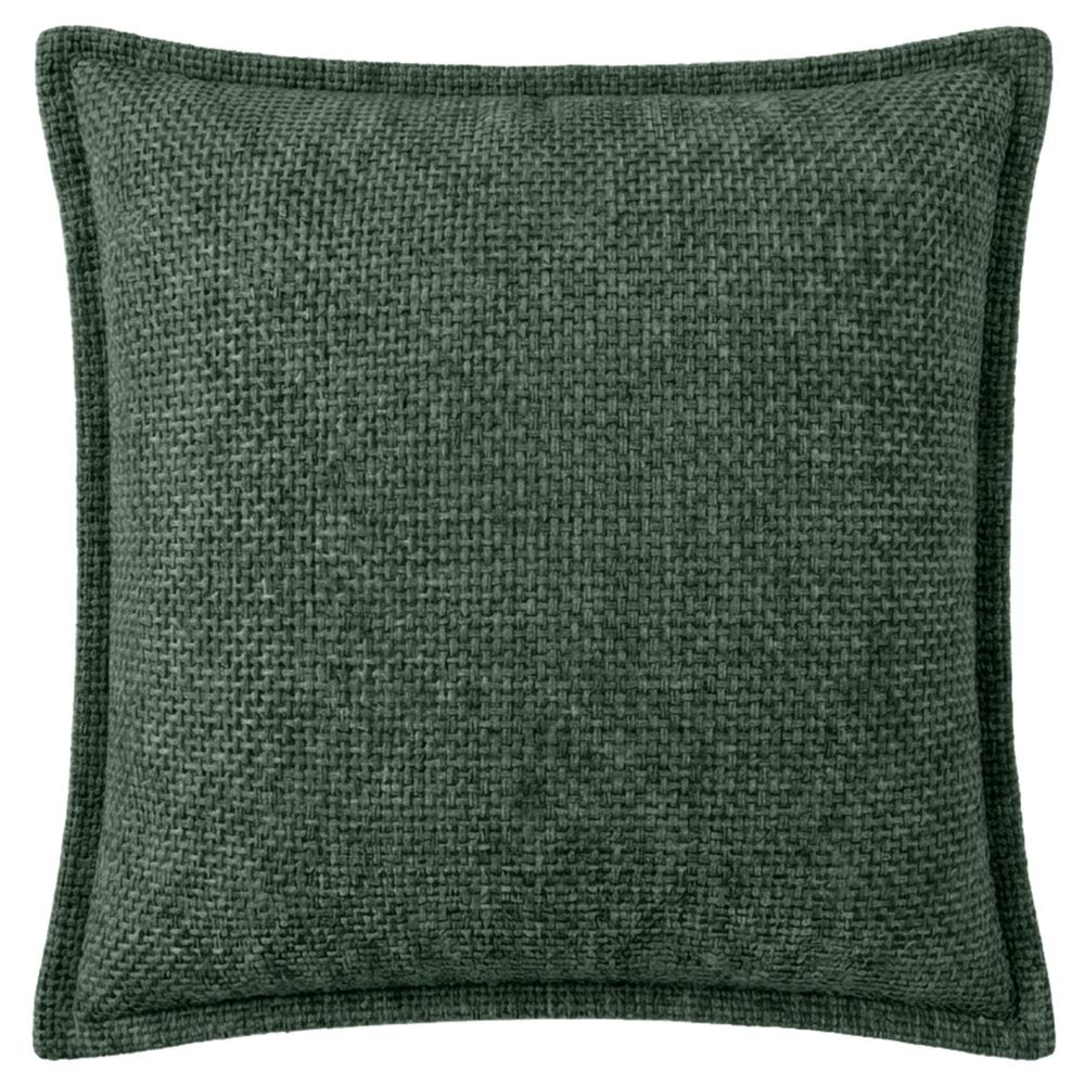 Chanasaya 20" Square Textured Accent Throw Pillow in Green, , large