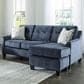 Ashley Amity Bay Stationary Queen Sofa Chaise Sleeper in Ink, , large