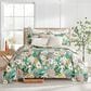 Levtex Bettina Twin Duvet Cover in Teal, Blue, Green, Mauve and Cream, , large