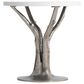 Bernhardt Cyprus End Table in Shiny Nickel and Bone - Table Only, , large