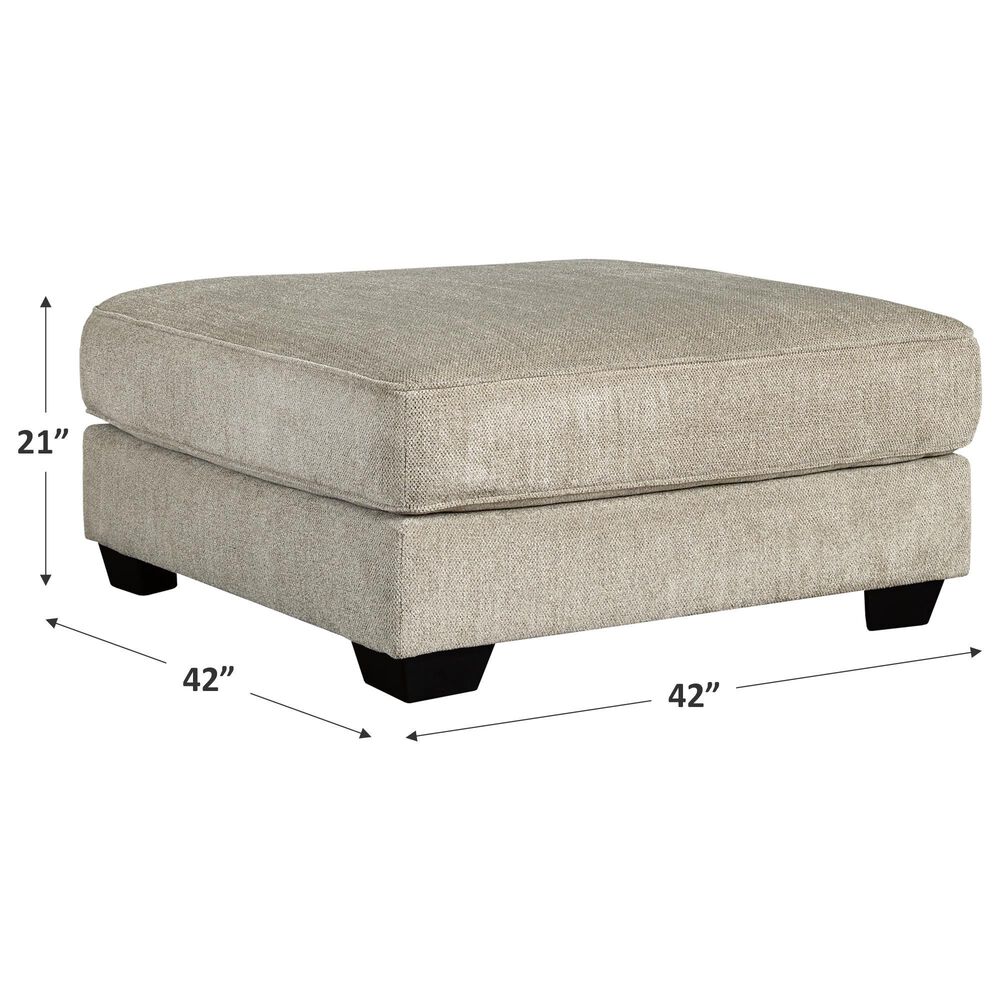 Ashley Ardsley Oversized Ottoman in Pewter, , large