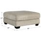 Ashley Ardsley Oversized Ottoman in Pewter, , large