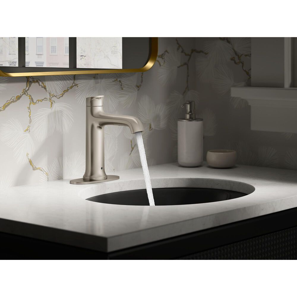 Kohler Tone Touchless Bathroom Sink Faucet in Vibrant Brushed Nickel, , large