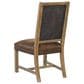 Hooker Furniture Big Sky Arm Chair in Vintage Natural and Charcoal, , large