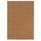 Oriental Weavers Karavia 550X 7"10" Round Brown Area Rug, , large