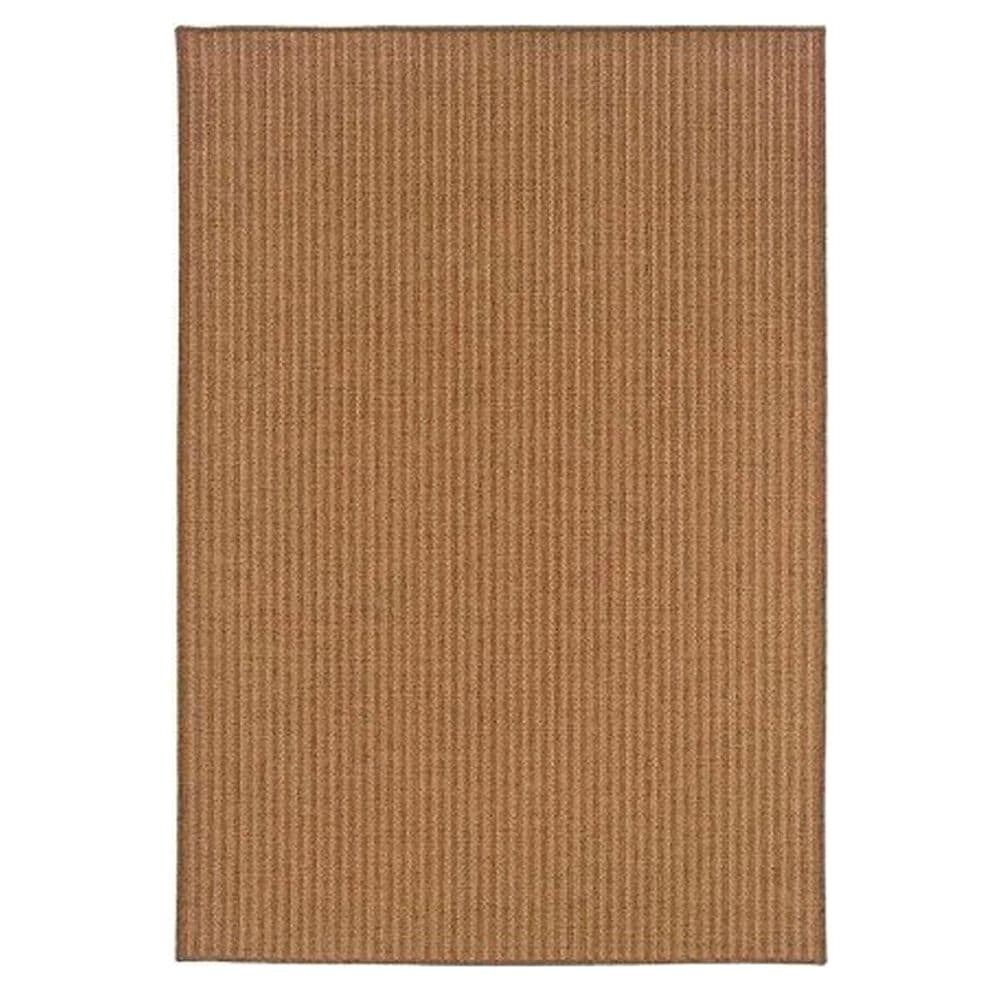 Oriental Weavers Karavia 550X 7"10" Round Brown Area Rug, , large