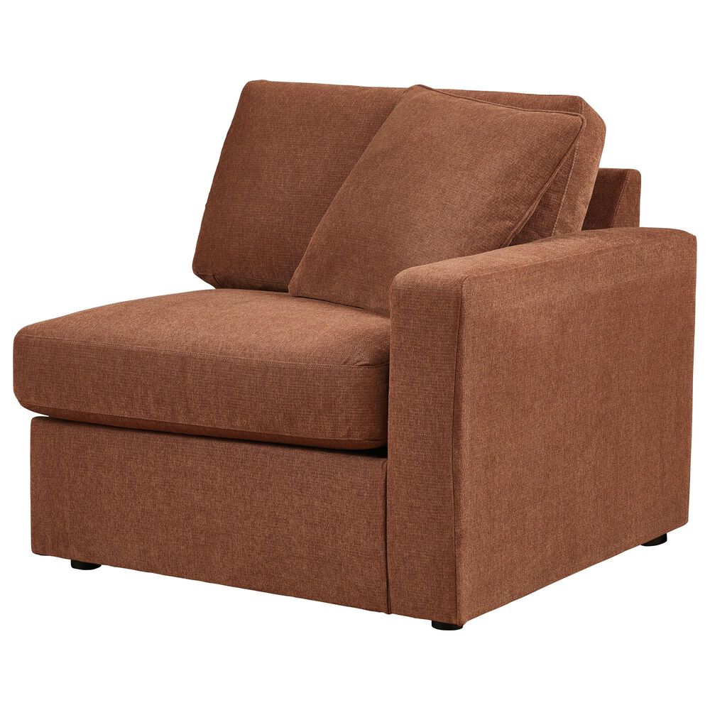 Ashley Modmax 3-Piece Stationary Loveseat with Audio Console in Spice, , large