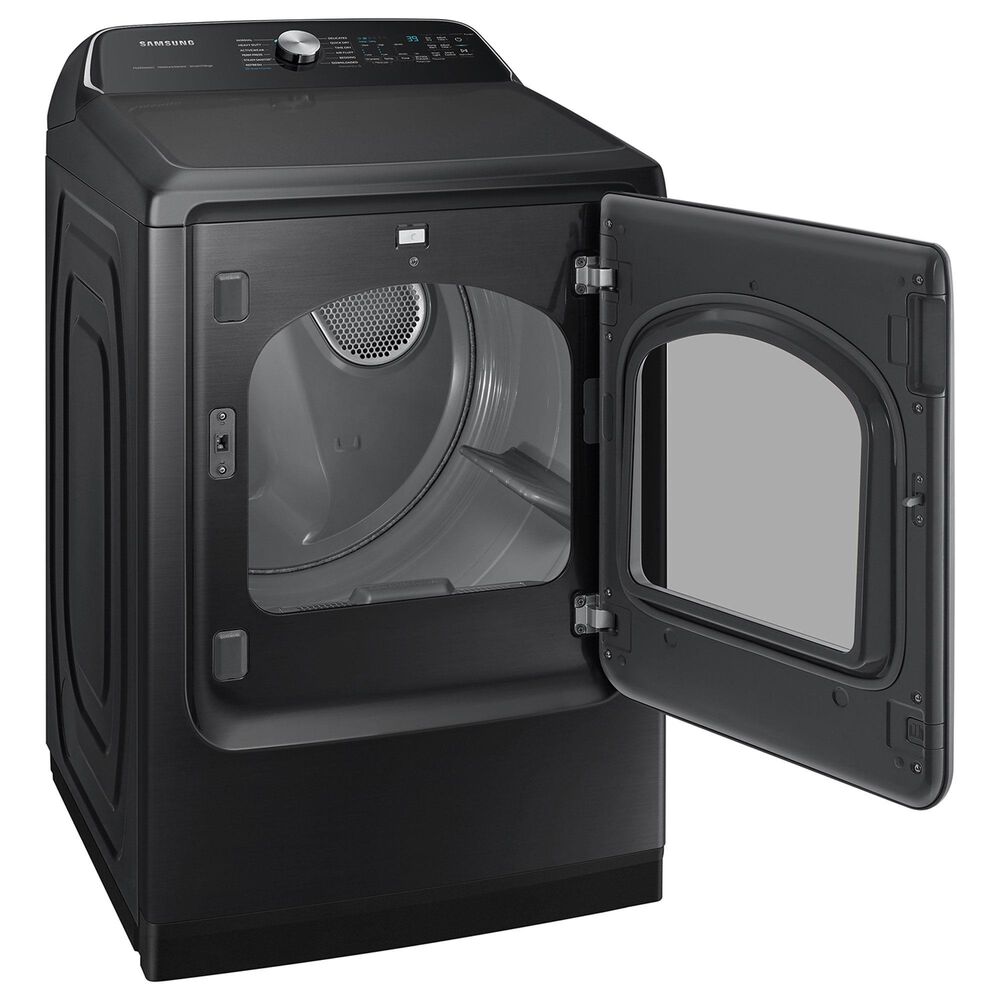 Samsung 7.4 cu. ft. Smart Gas Dryer with Steam Sanitize+ in Brushed Black, , large