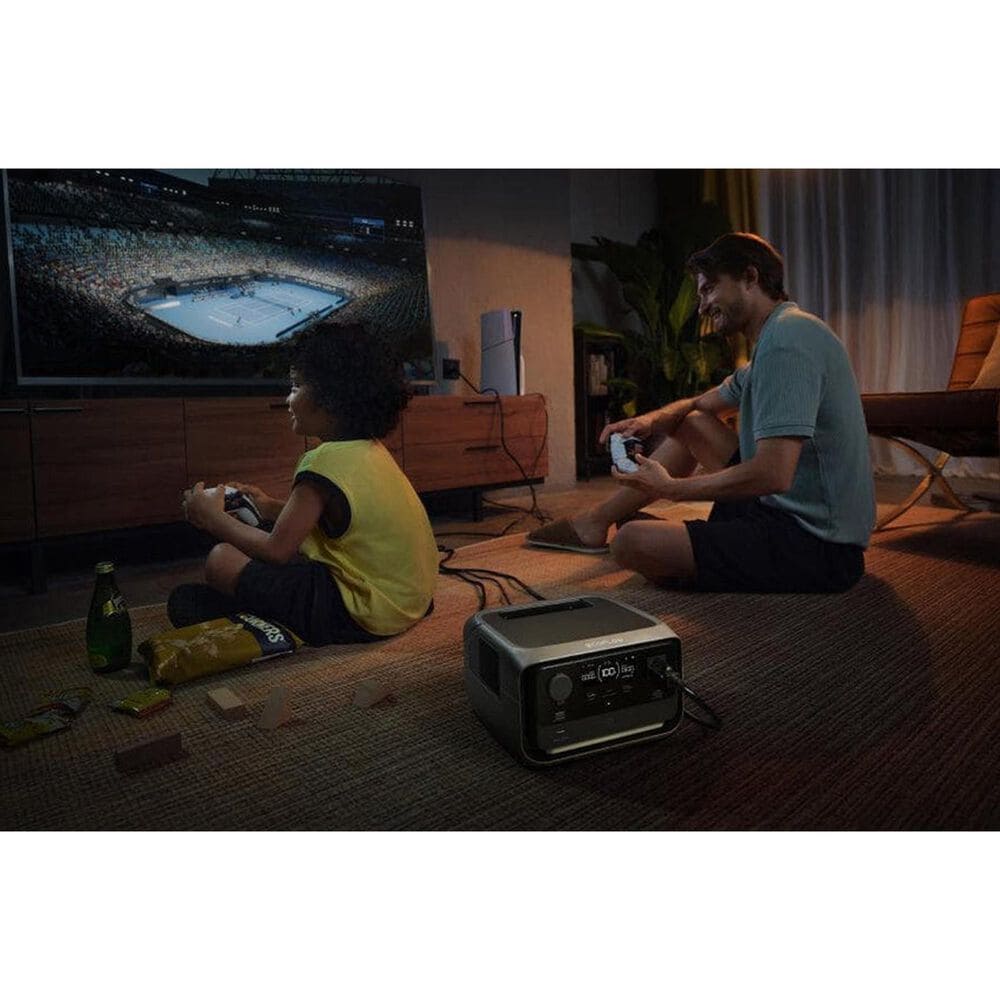 EcoFlow River 3 Plus Portable Power Station in Silver, , large