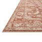 Loloi II Odette 11"2" x 15"7" Rust and Ivory Area Rug, , large