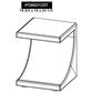Fallridge Mezquite Chairside Table in Natural Grain, , large