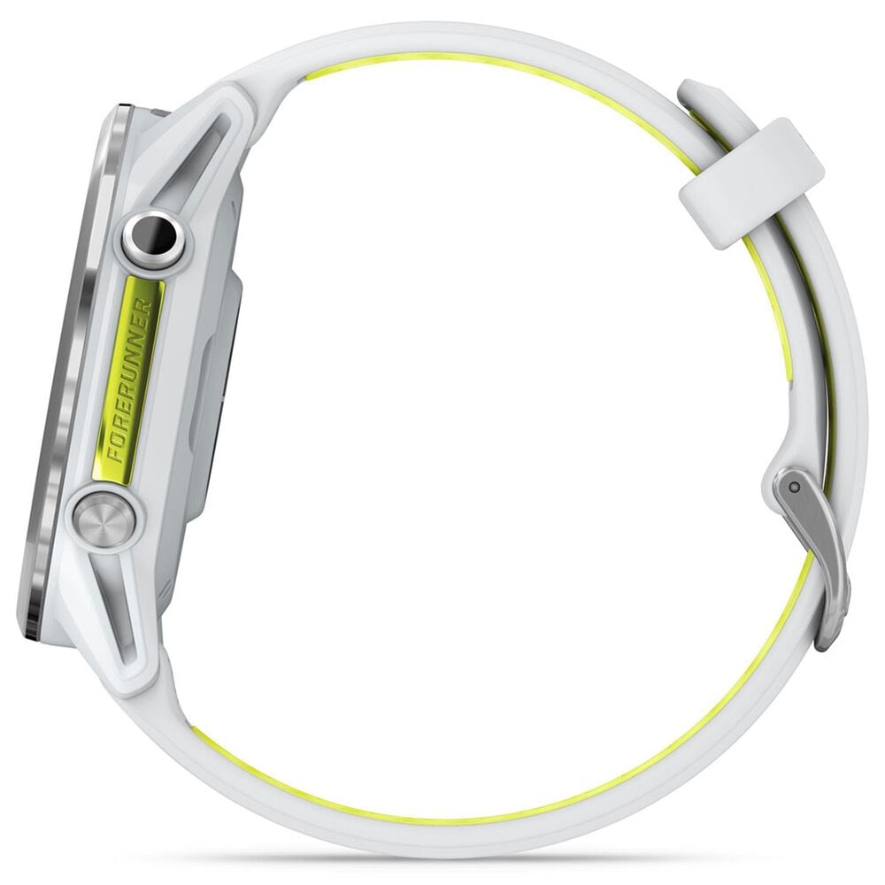 Garmin Forerunner 970 47 mm Titanium Case with Whitestone and Translucent Amp Yellow Band, , large