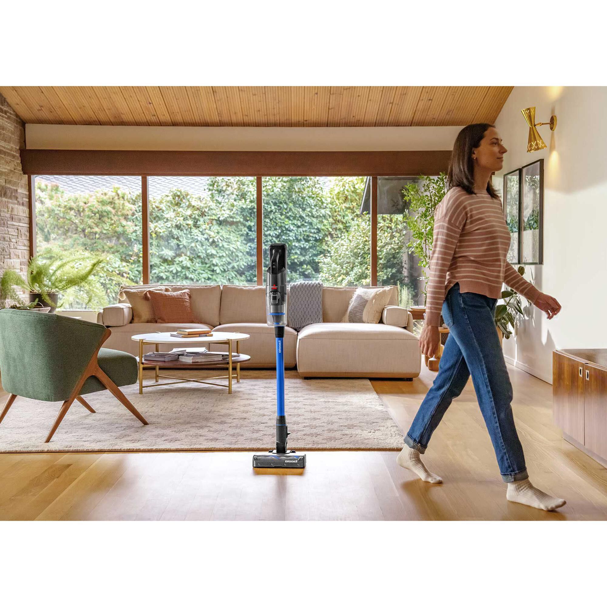 Bissell PowerClean FurFinder Stick Vacuum in Cobalt Blue and Black