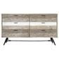 Blue River Bridges 6 Drawer Dresser in Natural and Gray, , large