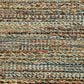 L&R Resources Natural Fiber 2"6" x 7"9" Teal Runner, , large