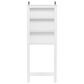 HOMLUX 63" Over the Toilet Storage Cabinet with 3 Open Shelve and Reinforced Leg in White, , large