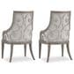 Hooker Furniture Sanctuary Arm Chair in Greige (Set of 2), , large