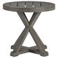 Venture Mystic Harbor Round Accent Table in French Grey, , large