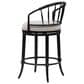Armen Living Luther Counter Height Stool in Dark Brown, , large