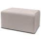 Jaxx Monroe Large Ottoman in Shark Grey, , large